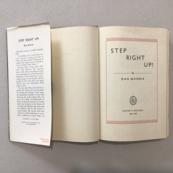 Step Right Up! by Dan Mannix Vintage Hardcover Book - Picture 3 of 7